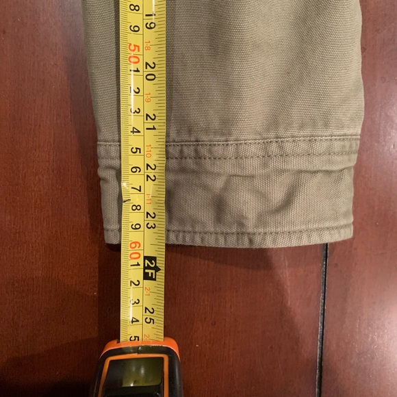 Lands’ End olive flannel-lined women’s barn jacket size L 14-16 🌳🌳🌳🌳🌳🌳⛰️⛰️⛰️⛰️⛰️ - Picture 10 of 12